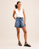 Short Jeans Feminino Jasmine | Cintura Alta