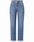 Calça Jeans Feminina Mom Cintura Alta