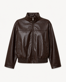 Jaqueta Bomber Couro