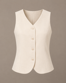 Colete de Alfaiataria Feminino Decote v