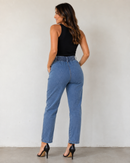 Calça Jeans Feminina Capri | Cintura Alta