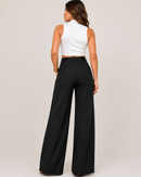 Calça Feminina Pantalona Alfaiataria