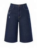 Bermuda Jeans Feminina Jort | Wide Leg