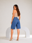 Bermuda Jeans Feminina Jort | Wide Leg