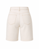 Bermuda Jeans Feminina Wide Leg | Cintura Alta