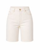 Bermuda Jeans Feminina Wide Leg | Cintura Alta