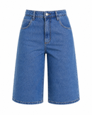 Bermuda Jeans Feminina Jort | Wide Leg